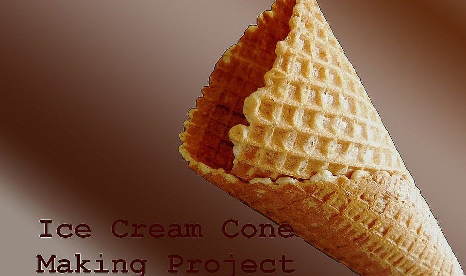 ice cream cone making business