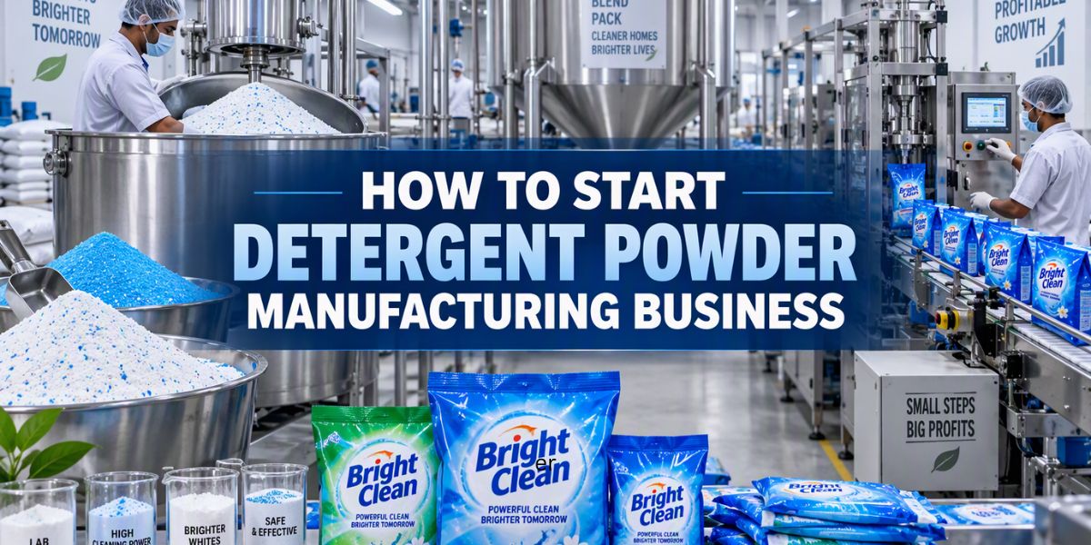 detergent powder manufacturing business expert guide
