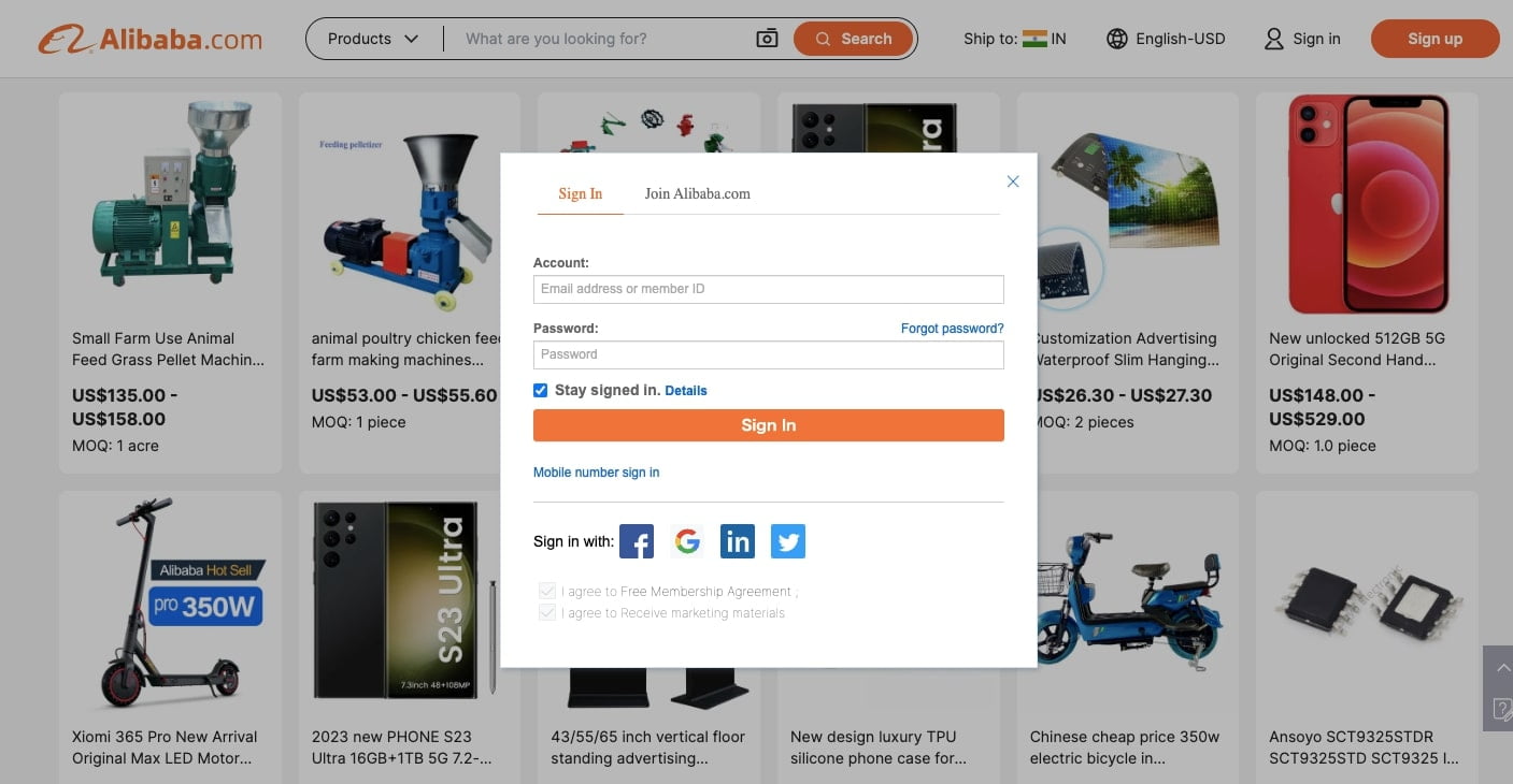 alibaba marketplace