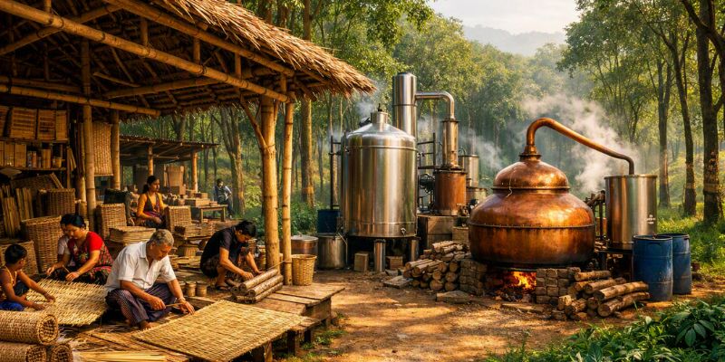 plantation-based manufacturing business