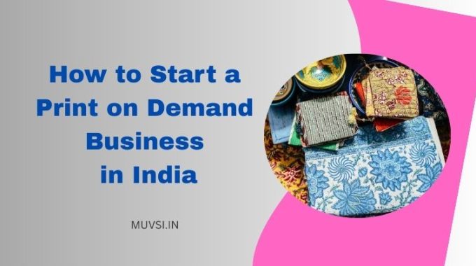 illustrative image on how to start print-on-demand business in India