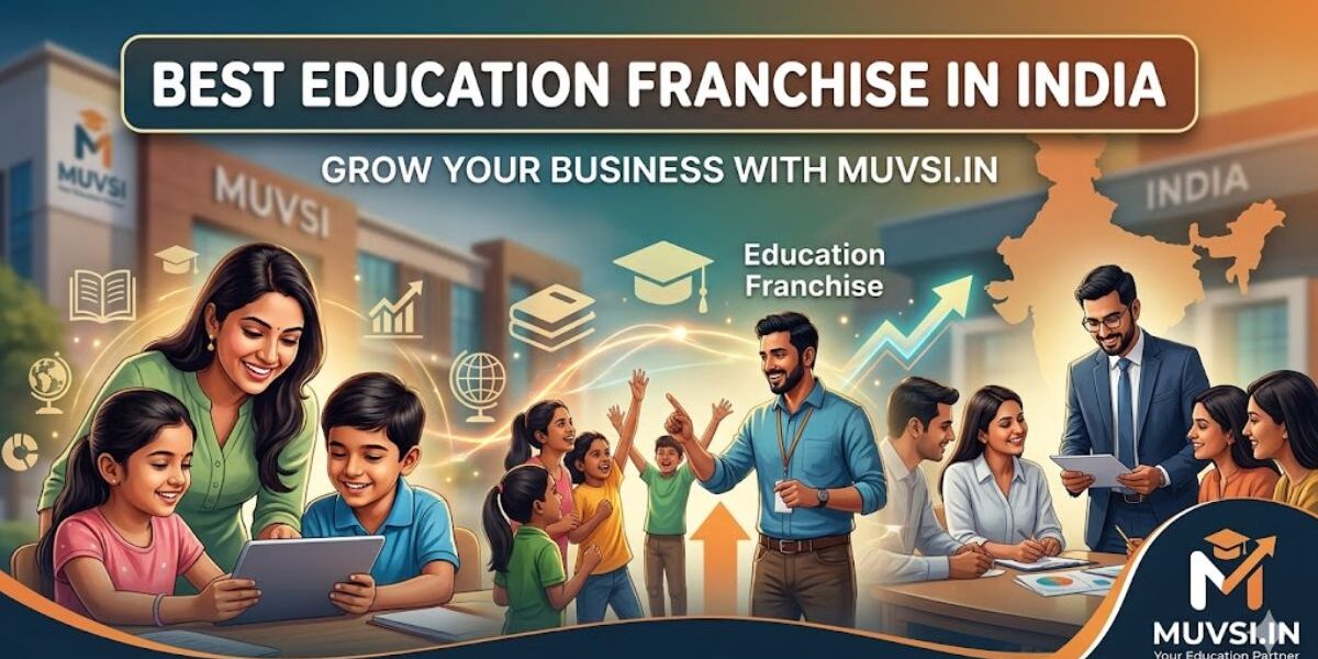 fetured image for the article on best education franchise in India