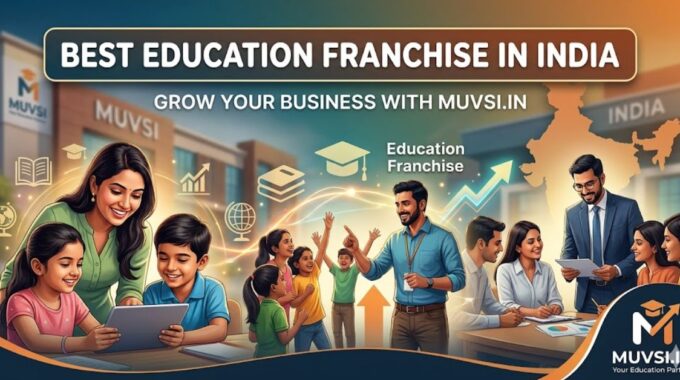fetured image for the article on best education franchise in India