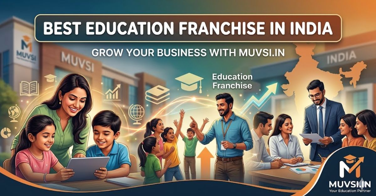 fetured image for the article on best education franchise in India