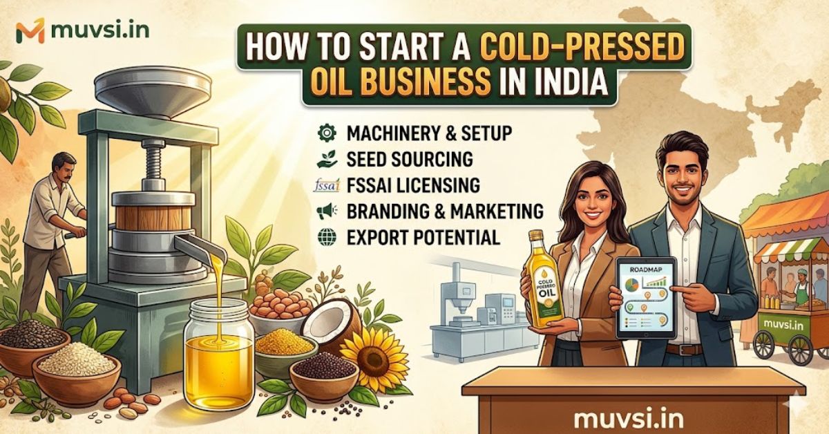 featured image on - how to start cold-pressed oil business in india