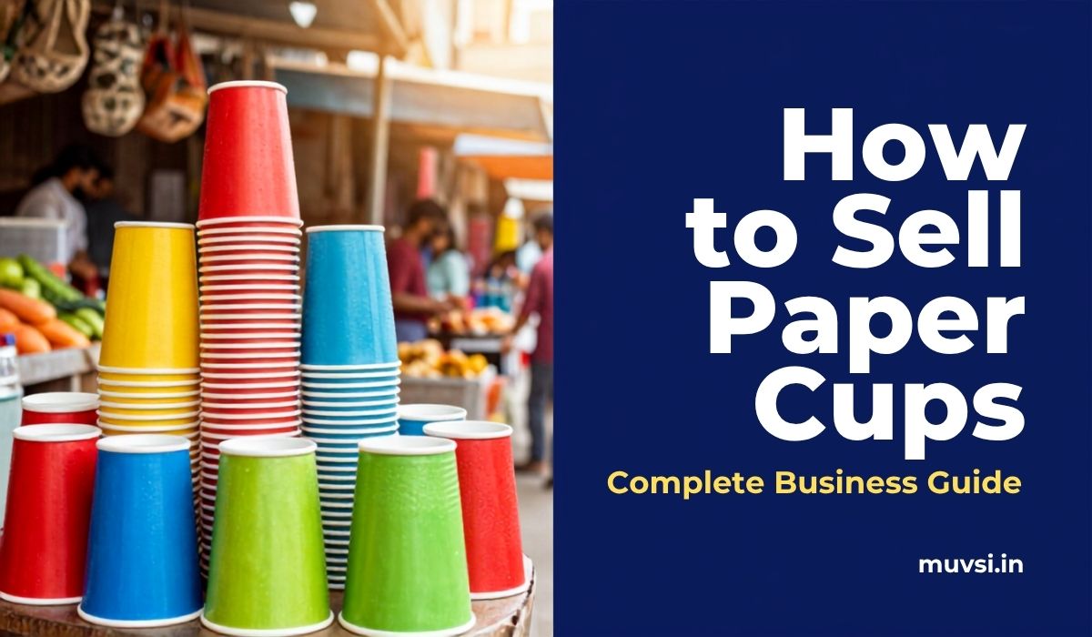illustrative image for the article on how to sell paper cups