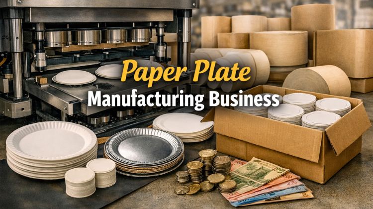 featured image for the article on how to start a paper plate manufacturing business