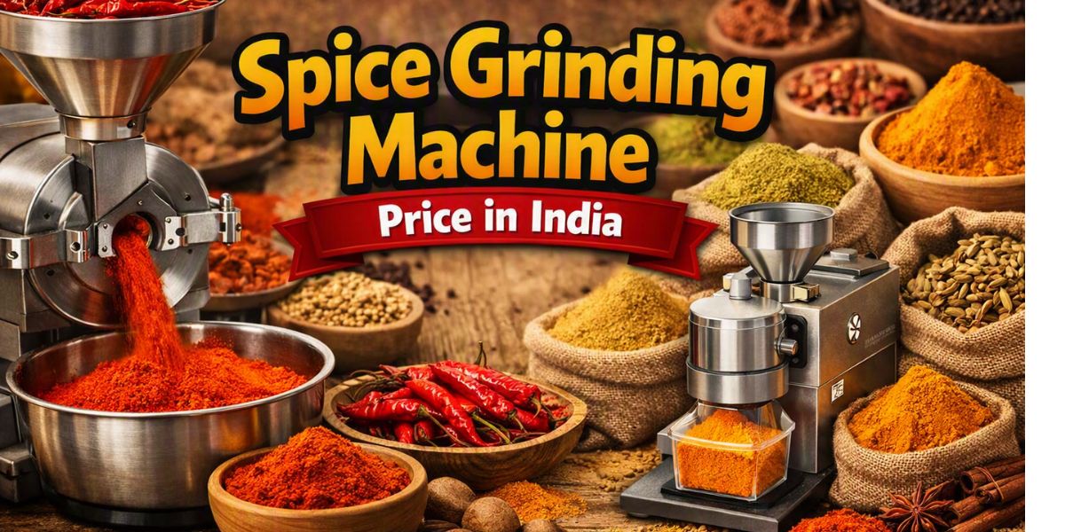 featured image for the article on spice grinding machine price in India